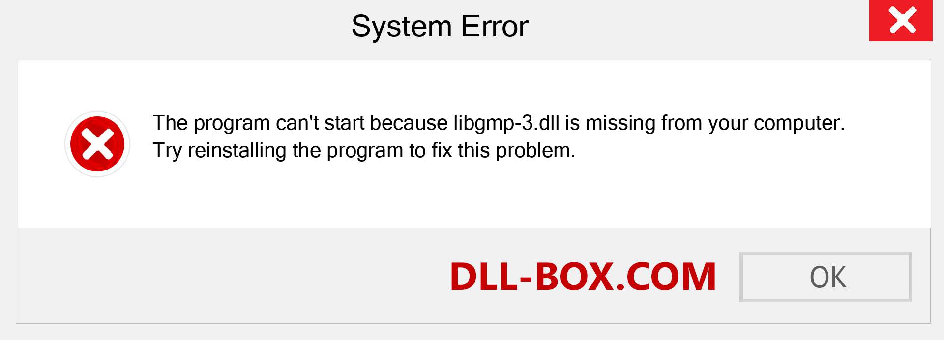  libgmp-3.dll file is missing?. Download for Windows 7, 8, 10 - Fix  libgmp-3 dll Missing Error on Windows, photos, images